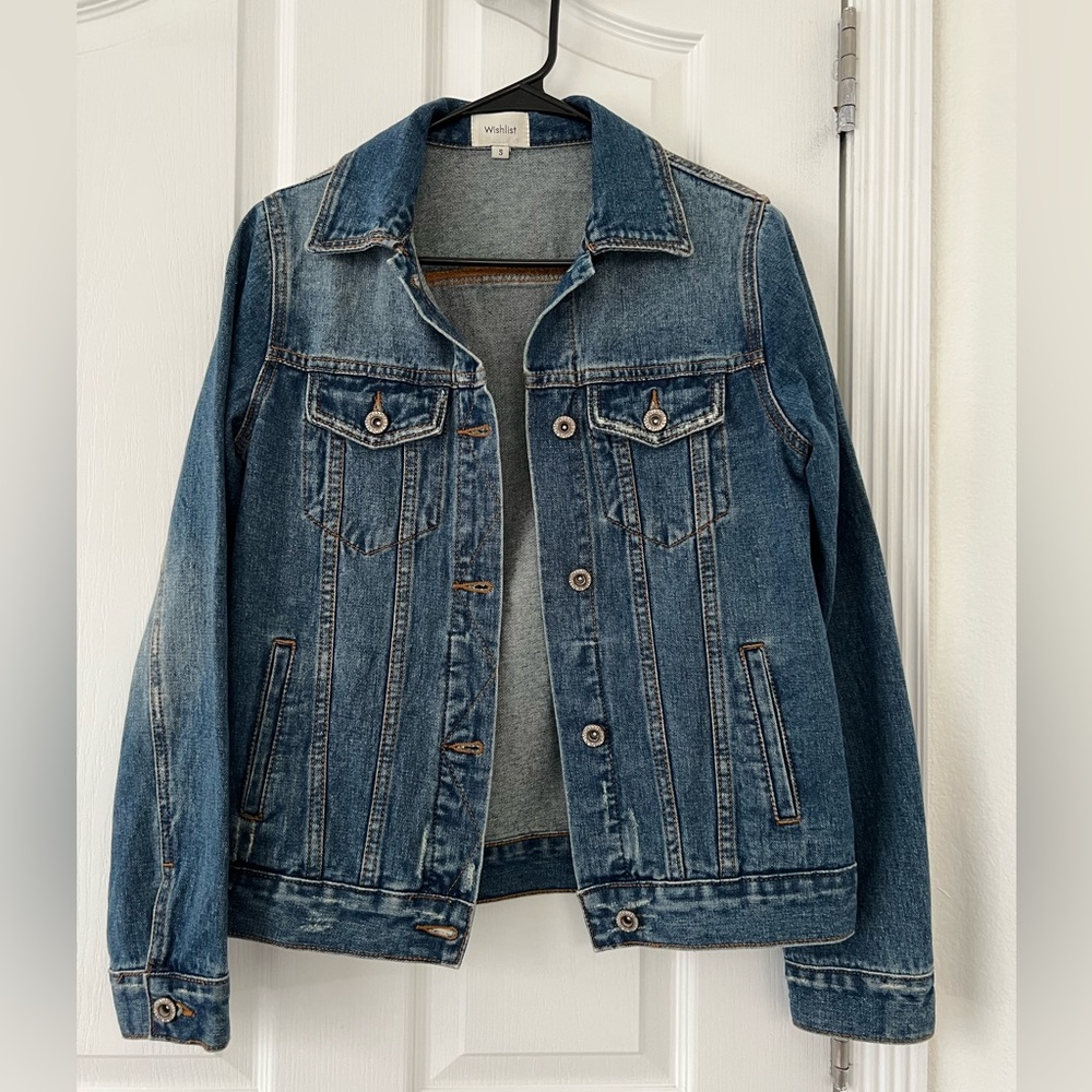Dark wash denim jacket